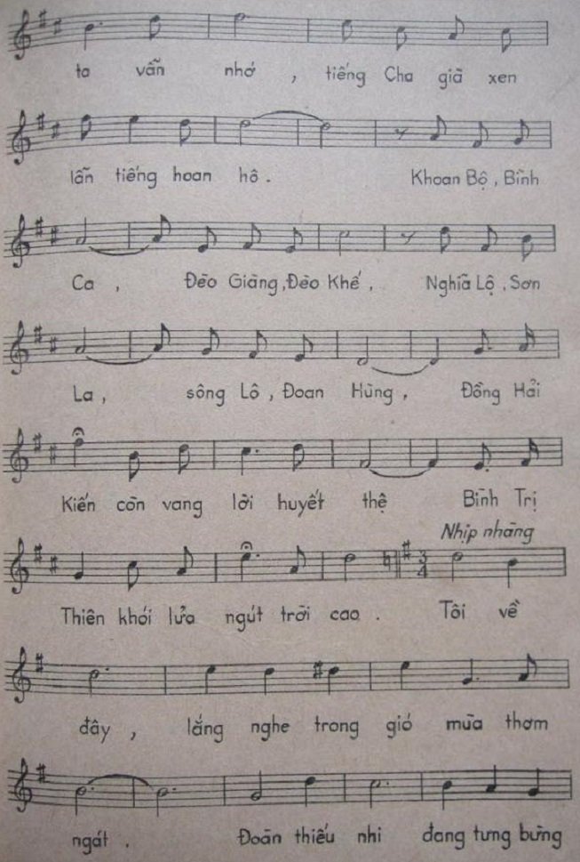 Sheet nhạc Ba Đình Nắng 4